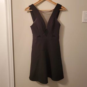 BCBG Black Cutout Dress